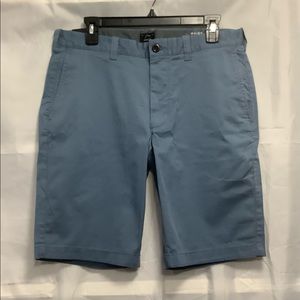 J Crew Mens Stretch Chino Short Shoreline Blue Size 32 NWT